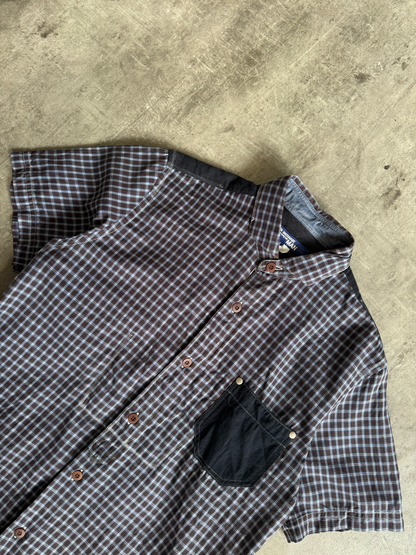 Junya Watanabe MAN By Comme Des Garcons Grid Check Patchpocket SS Shirt