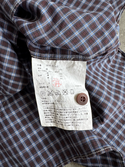 Junya Watanabe MAN By Comme Des Garcons Grid Check Patchpocket SS Shirt