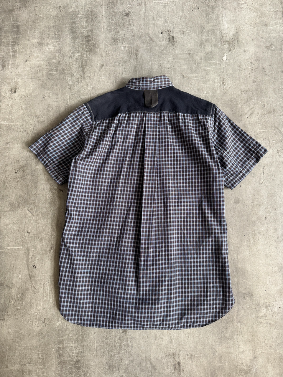 Junya Watanabe MAN By Comme Des Garcons Grid Check Patchpocket SS Shirt