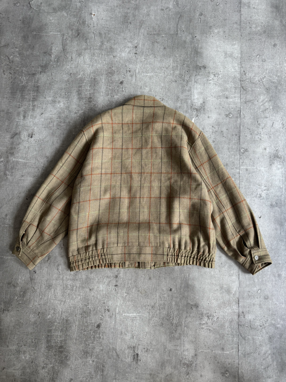 1980's Christian Dior Monsieur Sports Woven Check Bomber Jacket