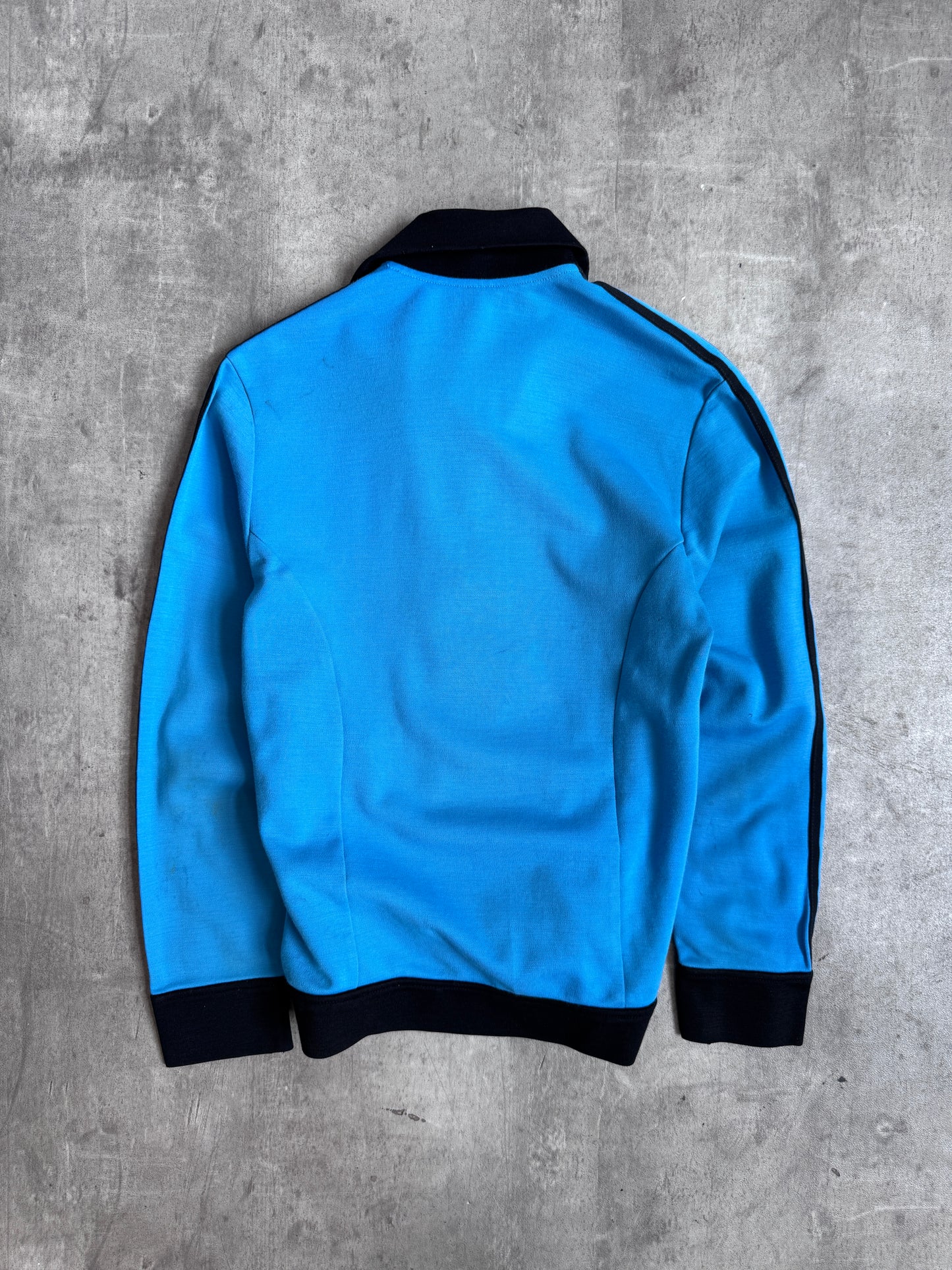 1970s Adidas Blue Button Up Jacket