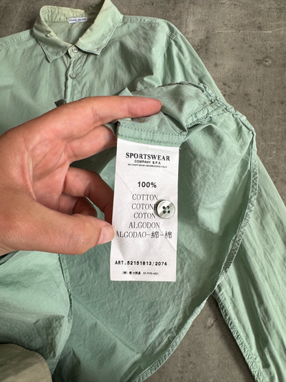 S/S 2010 Stone Island Sage Logo Patch LS Shirt
