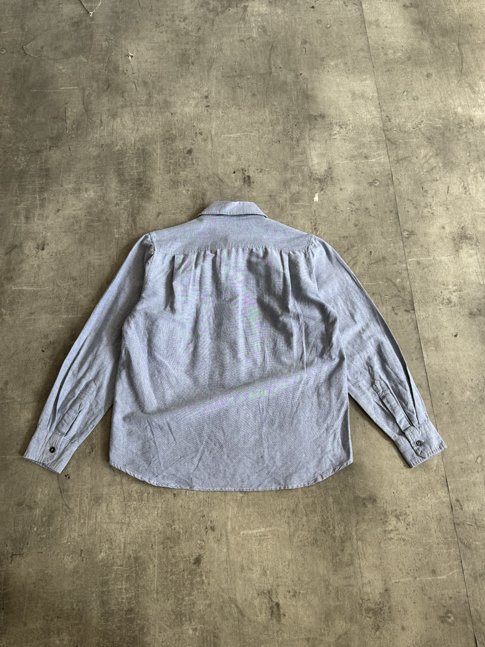 Comme Des Garcons Mixed Panel Patchworked Denim LS Shirt