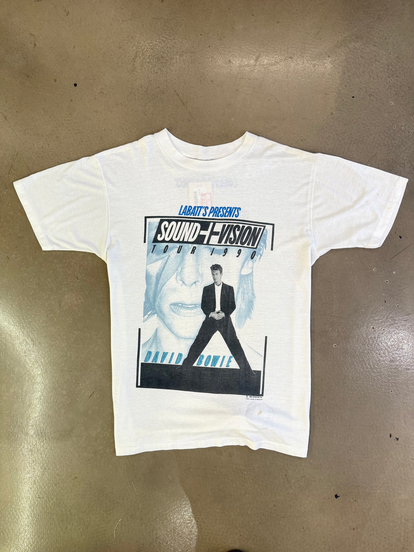 1990 David Bowie: Sound and Vision Tour Single Stitch Graphic Tee