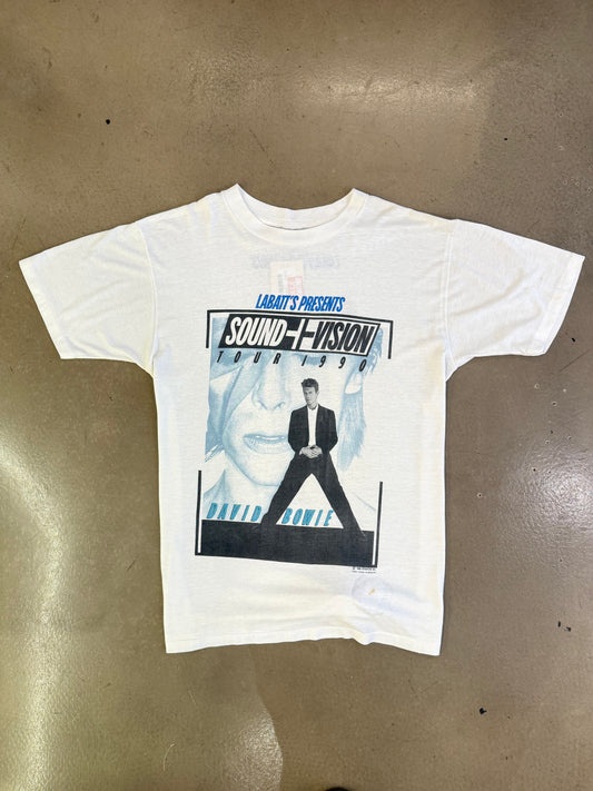 1990 David Bowie: Sound and Vision Tour Single Stitch Graphic Tee