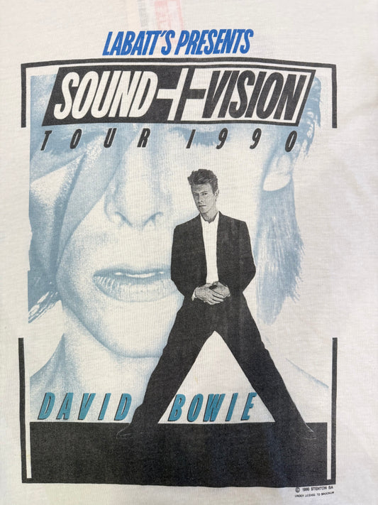 1990 David Bowie: Sound and Vision Tour Single Stitch Graphic Tee