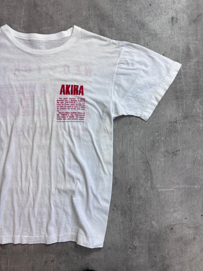 Akira Neo Tokyo Preview White Graphic Print Tee