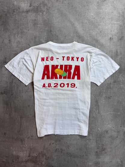 Akira Neo Tokyo Preview White Graphic Print Tee