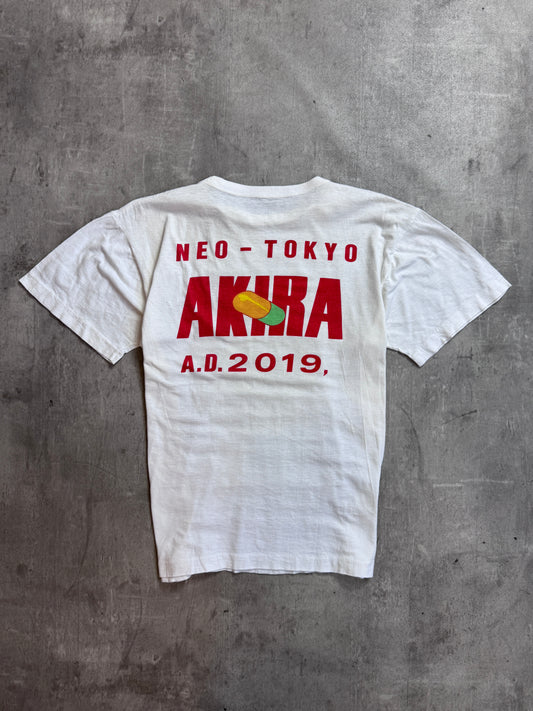 Akira Neo Tokyo Preview White Graphic Print Tee