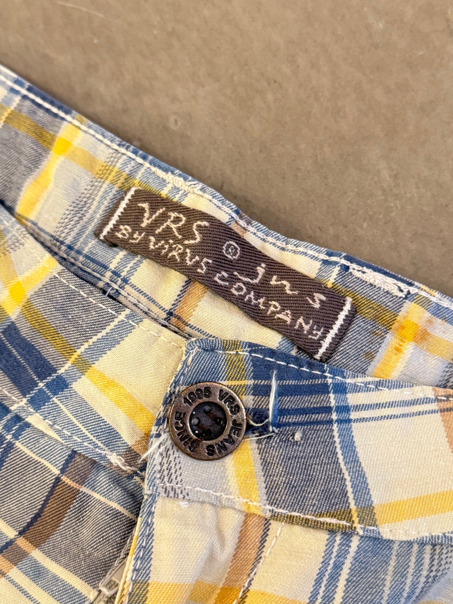 Cargo Style Checked Shorts