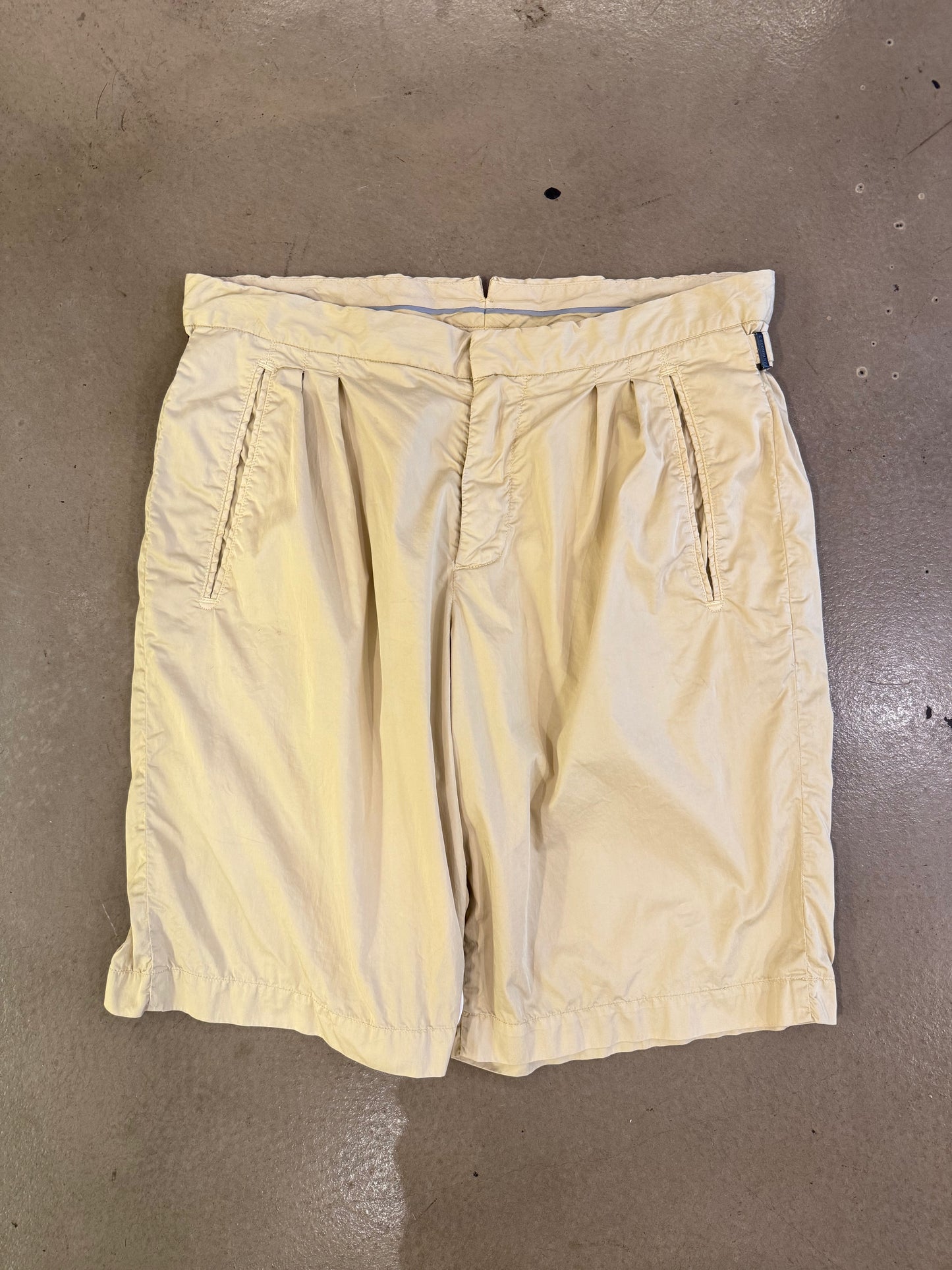 S/S 2010 C.P. Company Belted Detail Beige Shorts