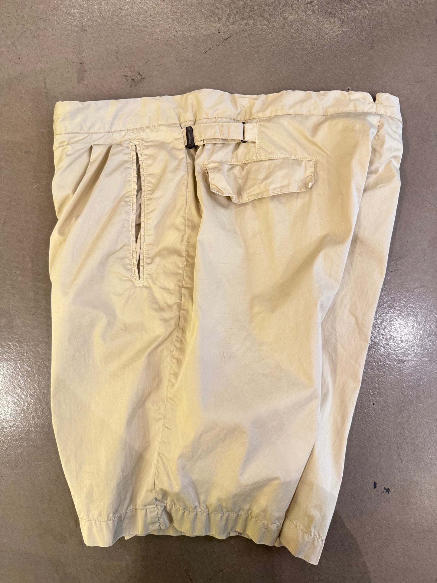 S/S 2010 C.P. Company Belted Detail Beige Shorts