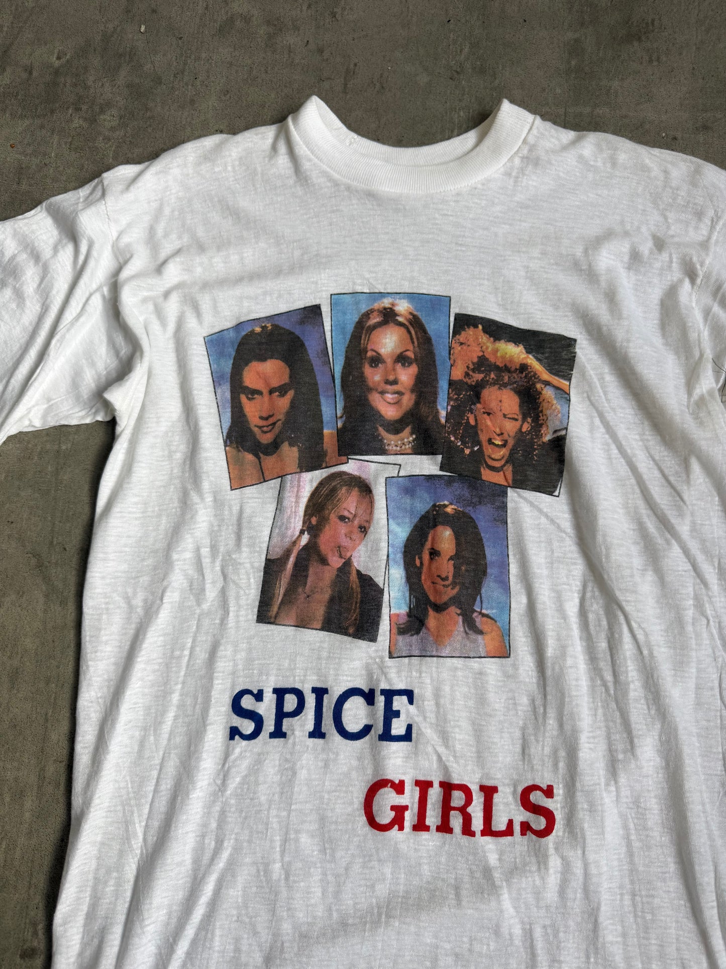 1990s Spice Girls Single Stitch Tee