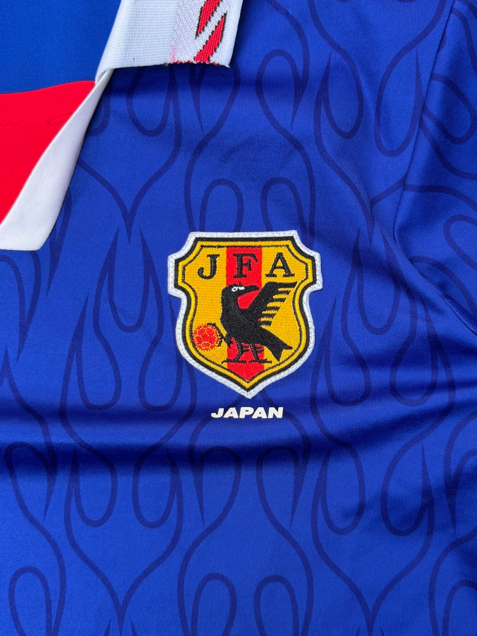 1998 Japan National Team World Cup Blue Football Shirt