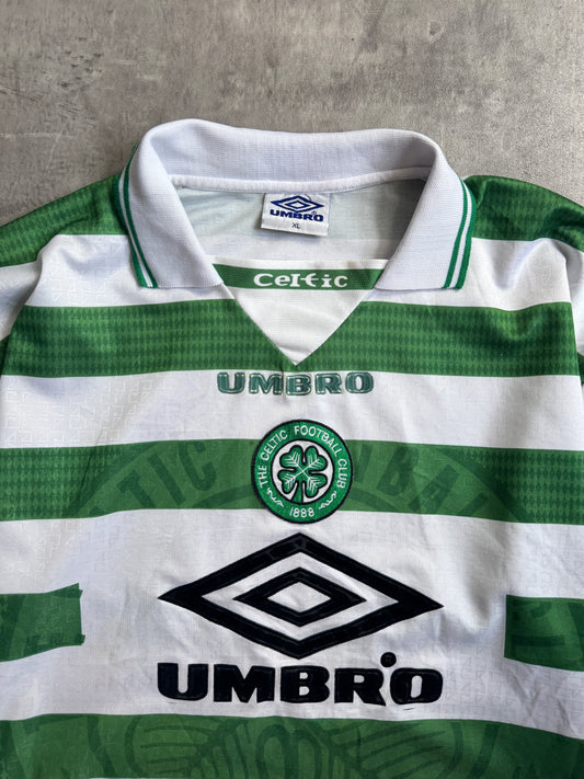 1997-99 Celtic Home Umbro Football Shirt