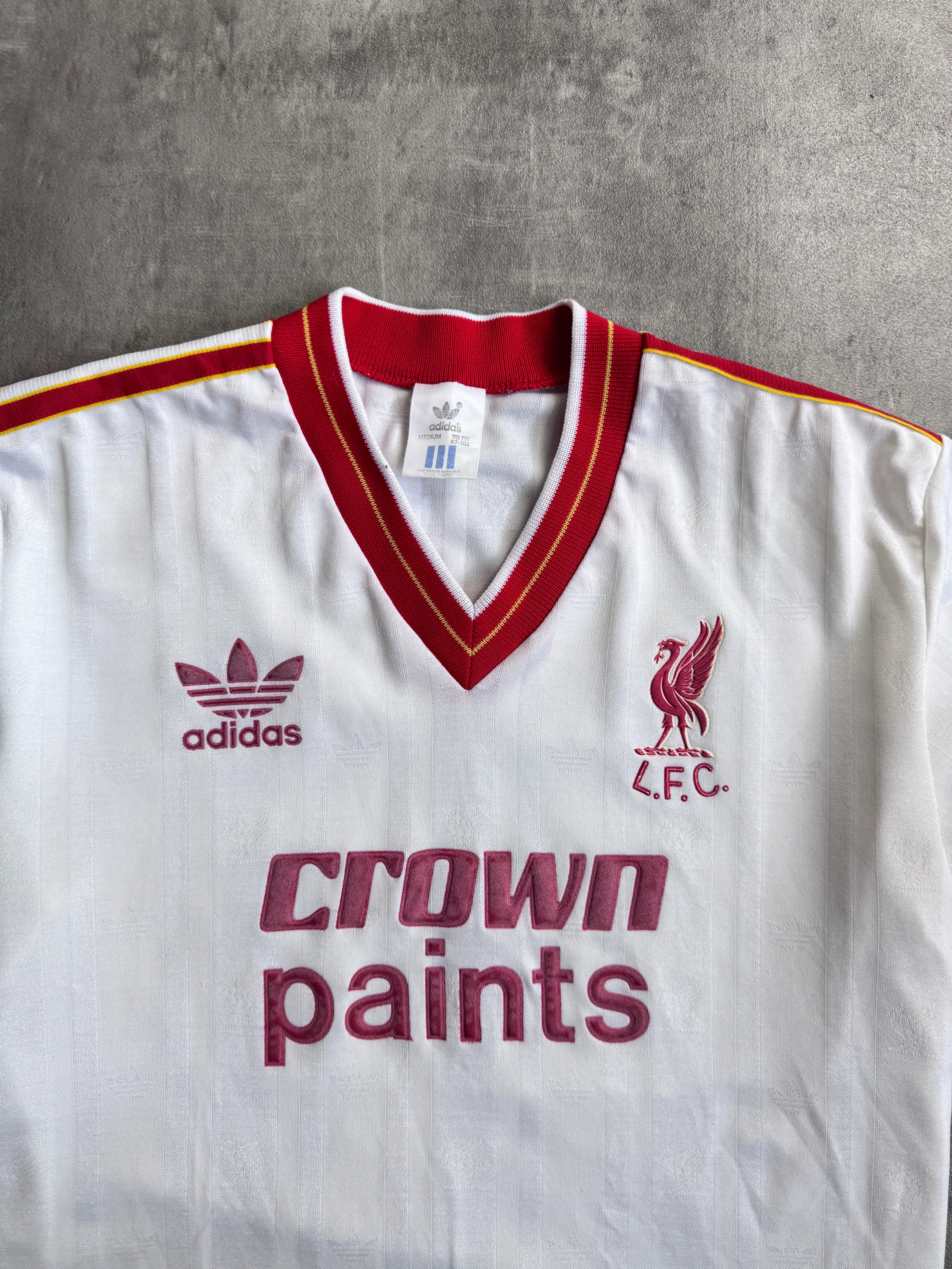 1985-87 Liverpool FC Away Adidas Football Shirt – Vintage