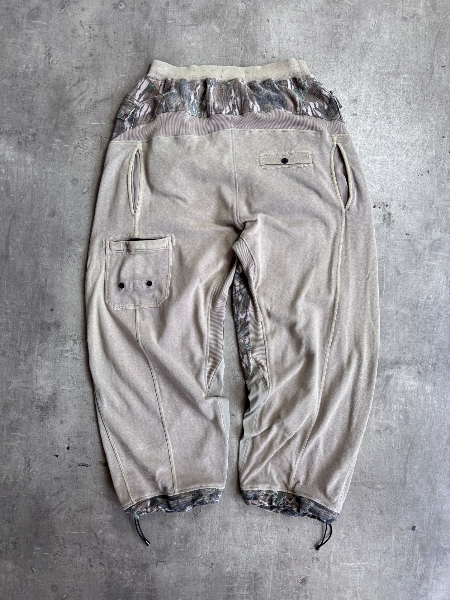 VT Rework: Stone Island Camo Graphic Print Joggers