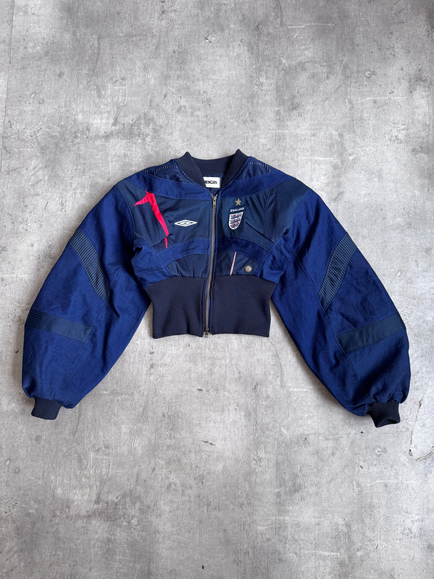 VT Rework: England x Umbro Denim Bomber Jacket