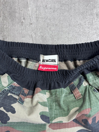 VT Rework: Supreme Blade Graphic Print Camo Joggers