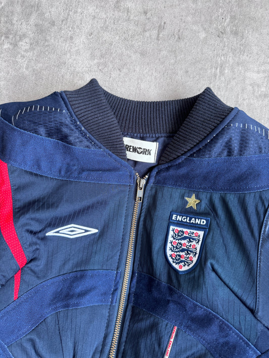 VT Rework: England x Umbro Denim Bomber Jacket