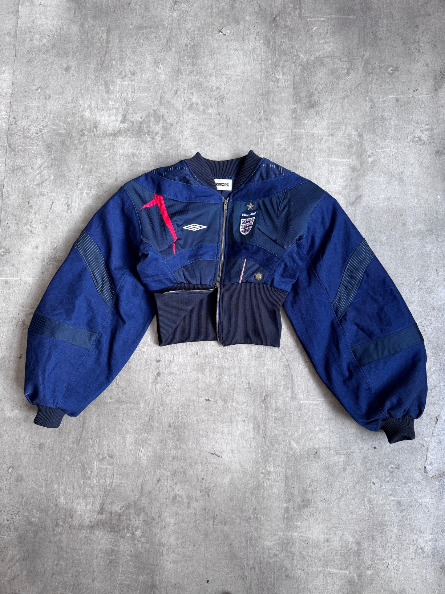 VT Rework: England x Umbro Denim Bomber Jacket