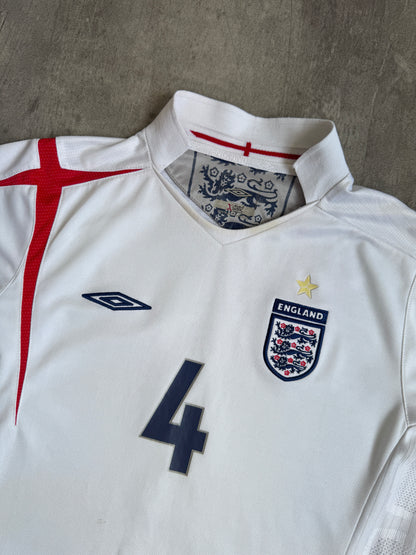 2005-07 England x Umbro '4' Gerrard Home Football Tee