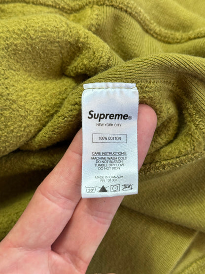 Supreme Moss Multi Classic Logo Cotton Hoodie