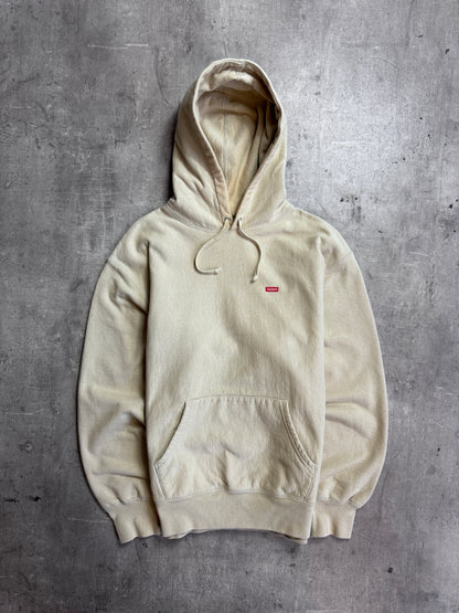Supreme Beige Small Box Cotton Hoodie