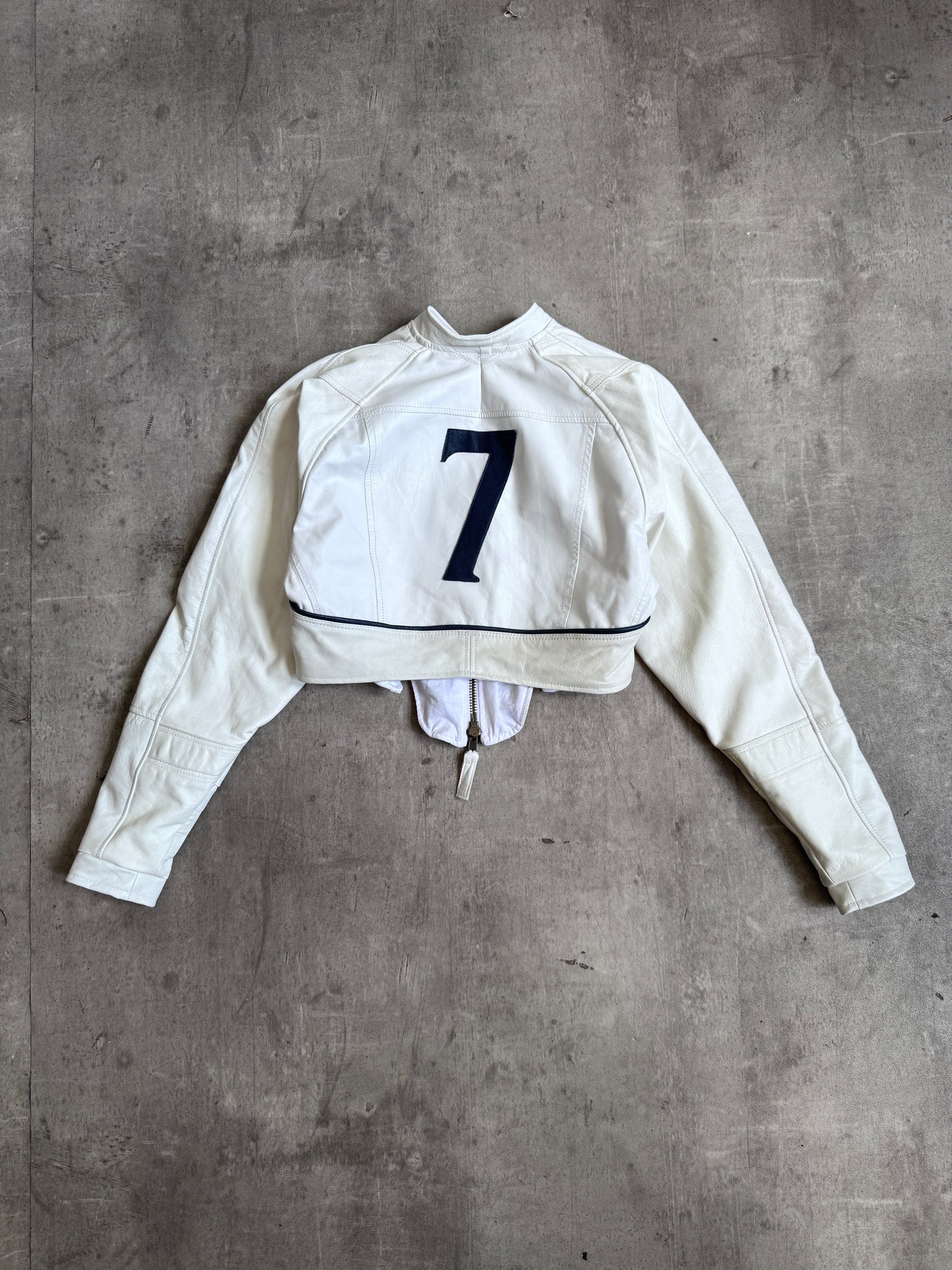VT Rework: England "7" Leather Football Jacket