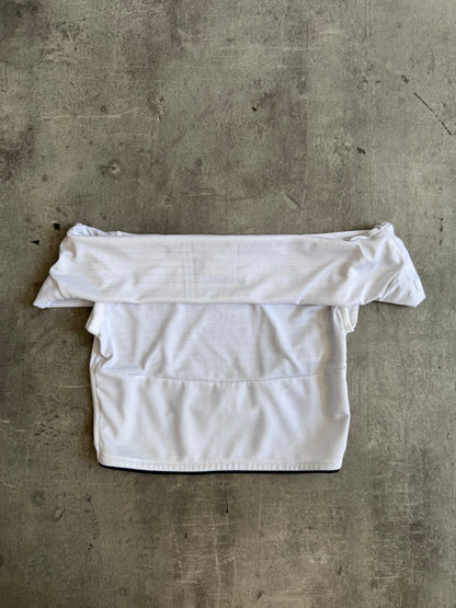 VT Rework: England Off Shoulder Cropped Bardot Top