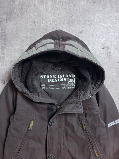 A/W 2005 Stone Island Brown Denims Parka Jacket