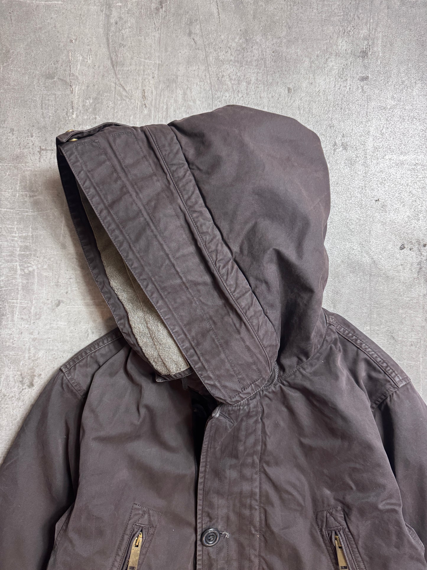 A/W 2005 Stone Island Brown Denims Parka Jacket