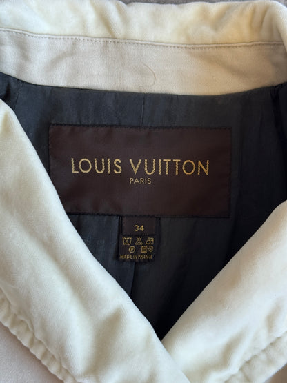 Louis Vuitton Crushed Velvet Trim Single Breasted Blazer