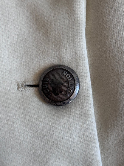 Louis Vuitton Crushed Velvet Trim Single Breasted Blazer