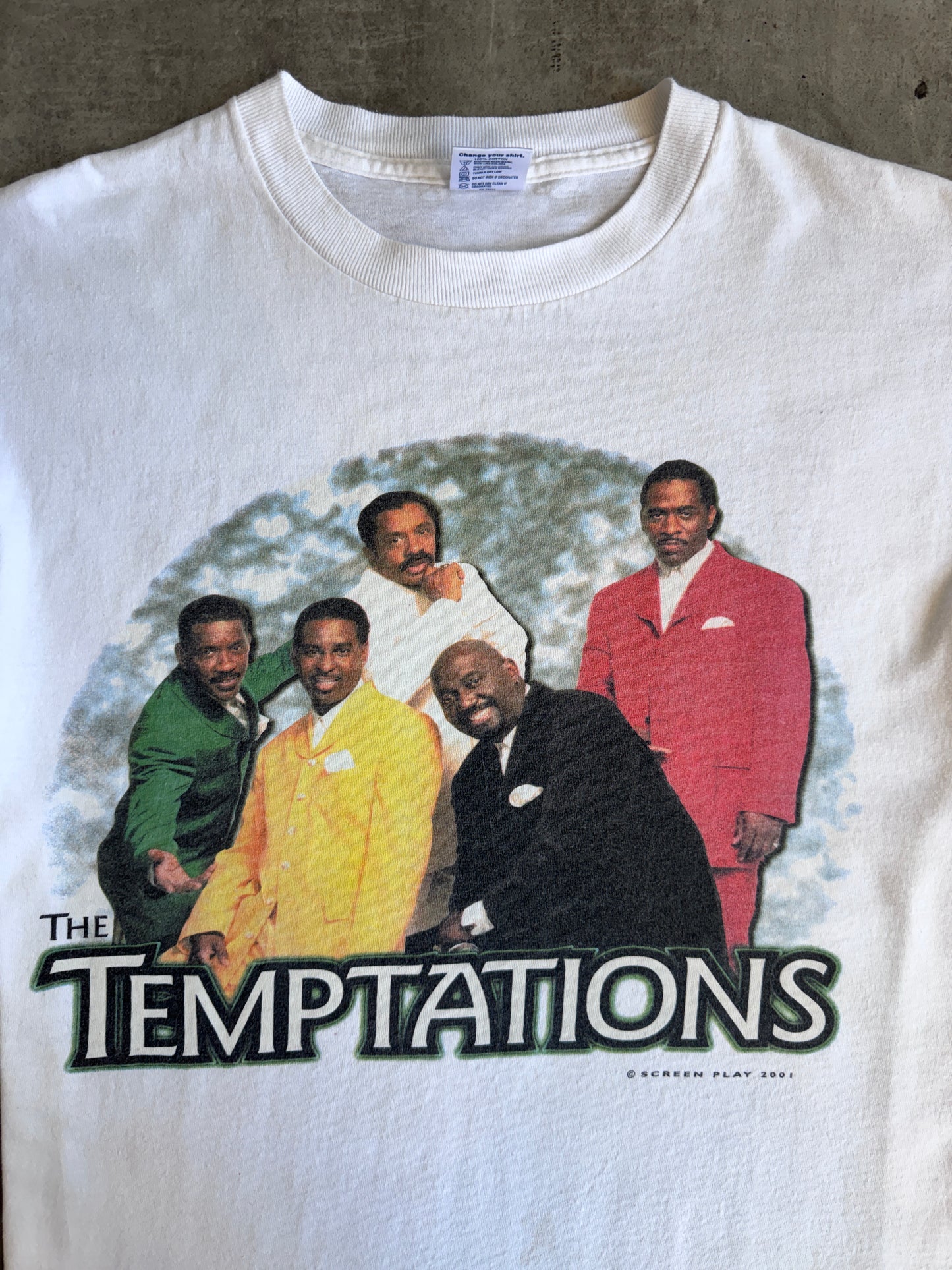 2001 The Temptations Grammy Award Graphic Tee