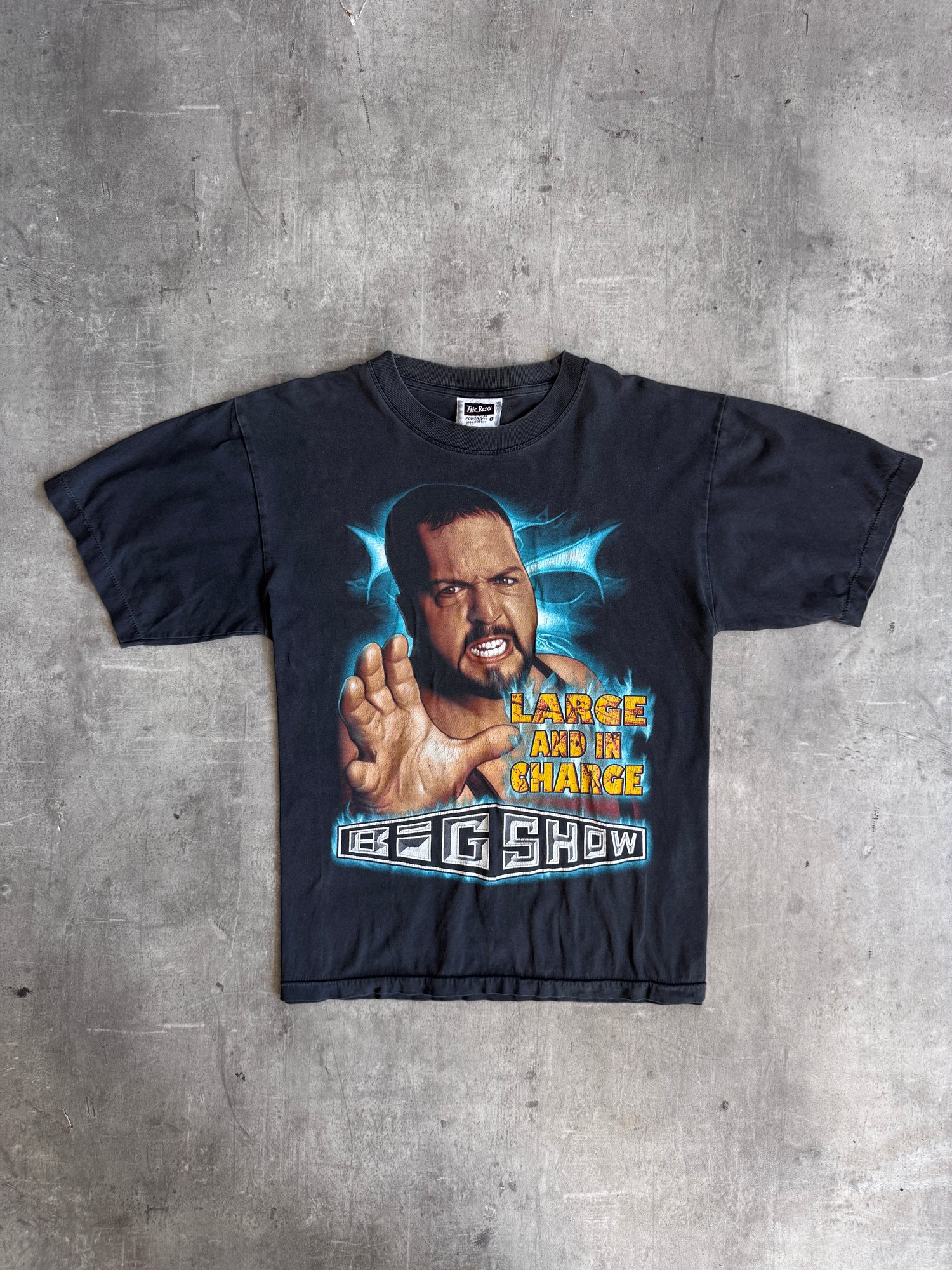 WWE Big Show 'Large & In Charge' Faded Black Graphic Tee