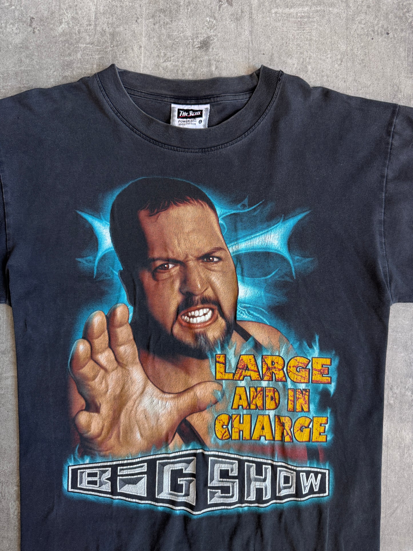 WWE Big Show 'Large & In Charge' Faded Black Graphic Tee