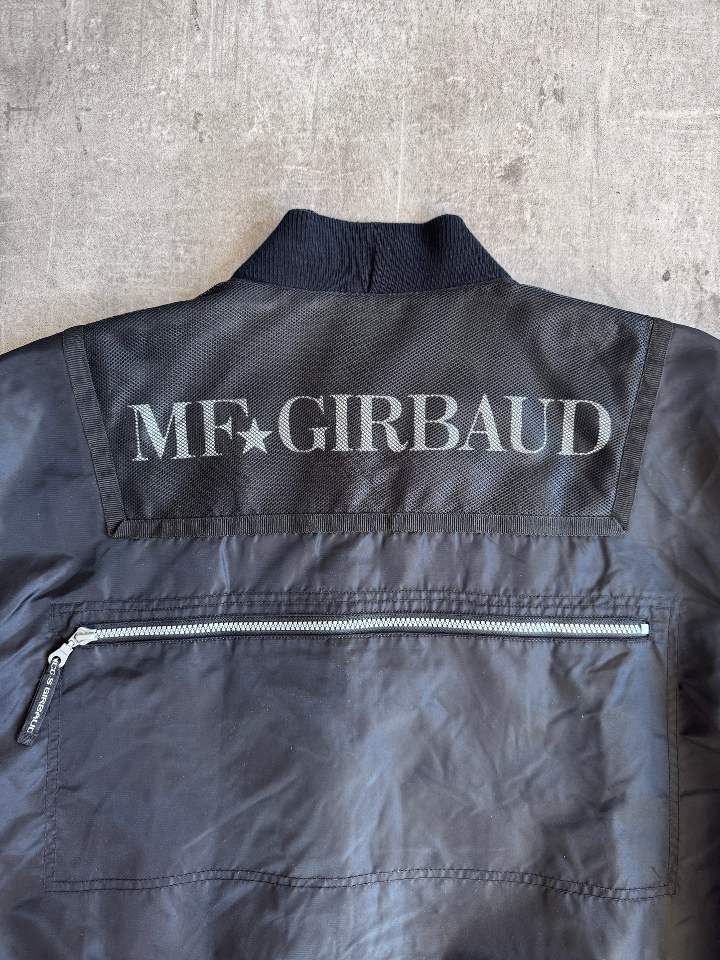 1990's Marithe Francois + Girbaud Nylon Multi-Pocket Tech Bomber