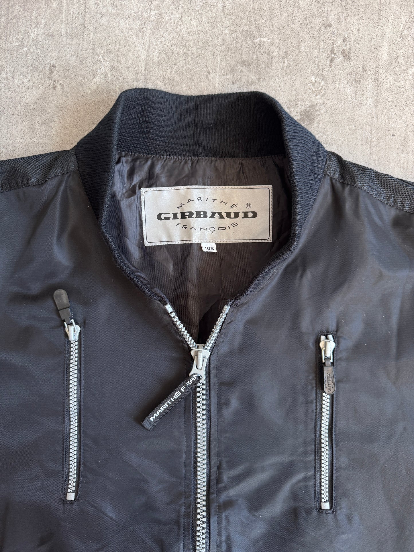 1990's Marithe Francois + Girbaud Nylon Multi-Pocket Tech Bomber