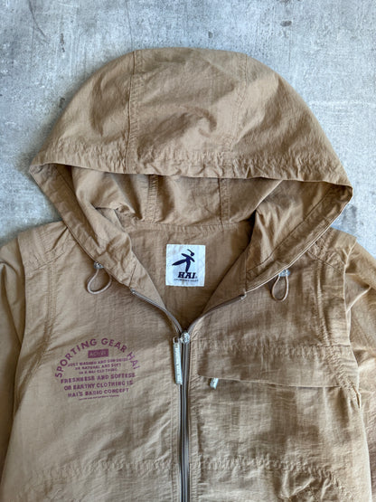 Issey Miyake Hai Sporting Gear Brown Modular Tech Jacket