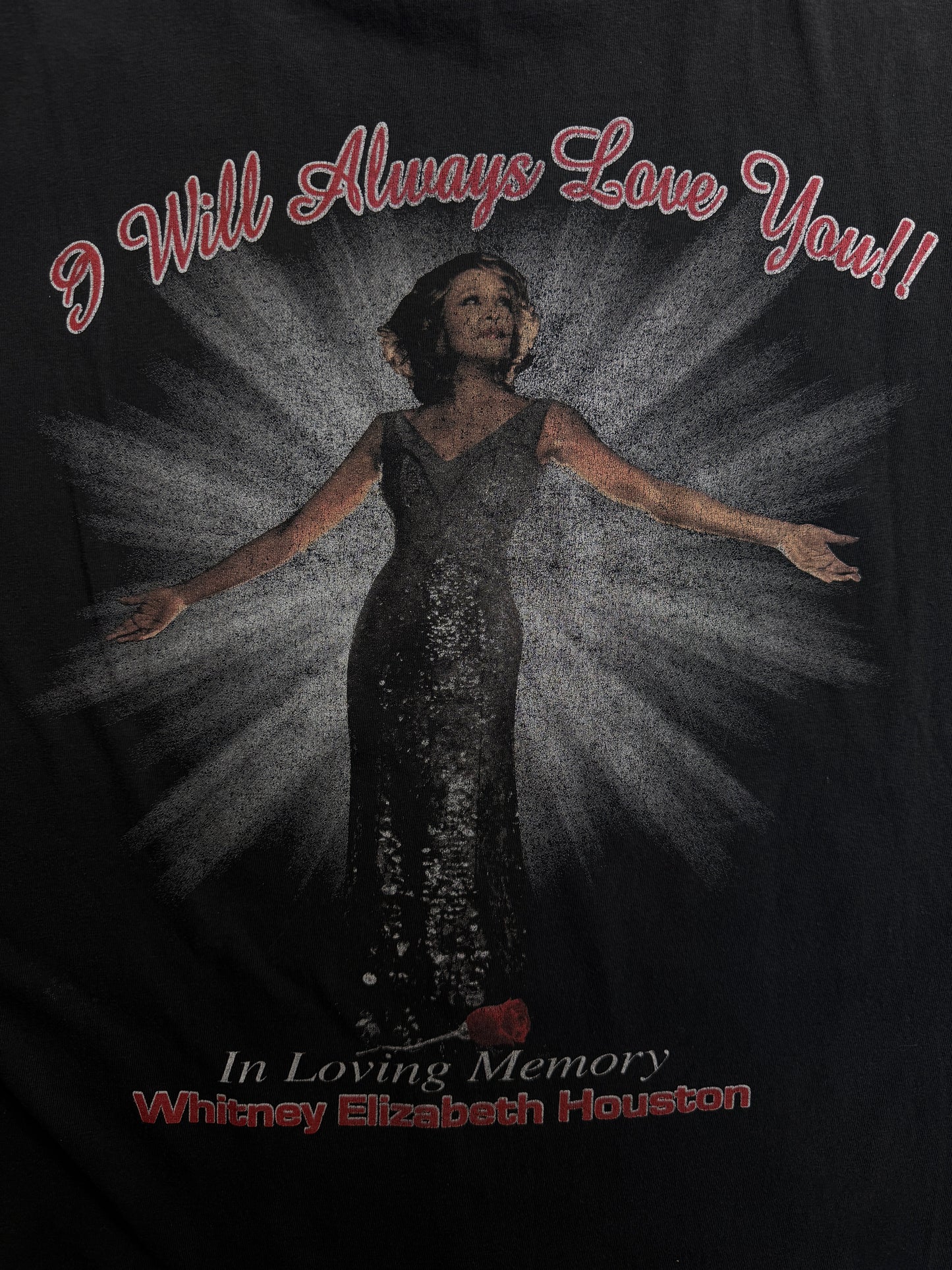 2012 Whitney Houston Memorial Graphic Tee