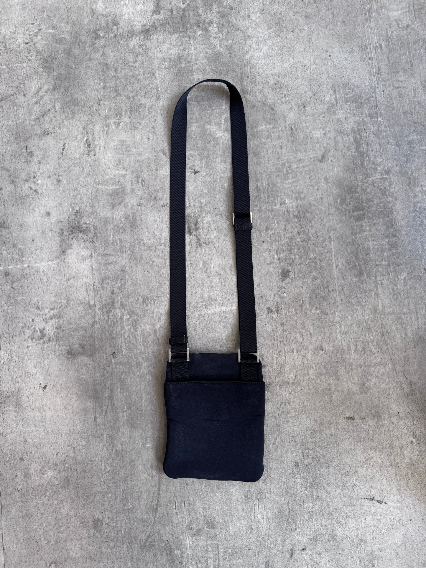 Prada Sport 1999 Black Neoprene Messanger Bag