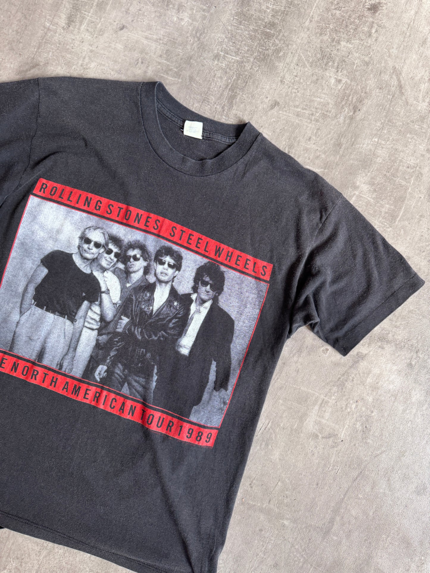 1989 The Rolling Stones Steel Wheels Graphic Tee