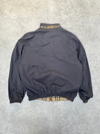 Burberry Distressed Nova Check Reversible Harrington Jacket