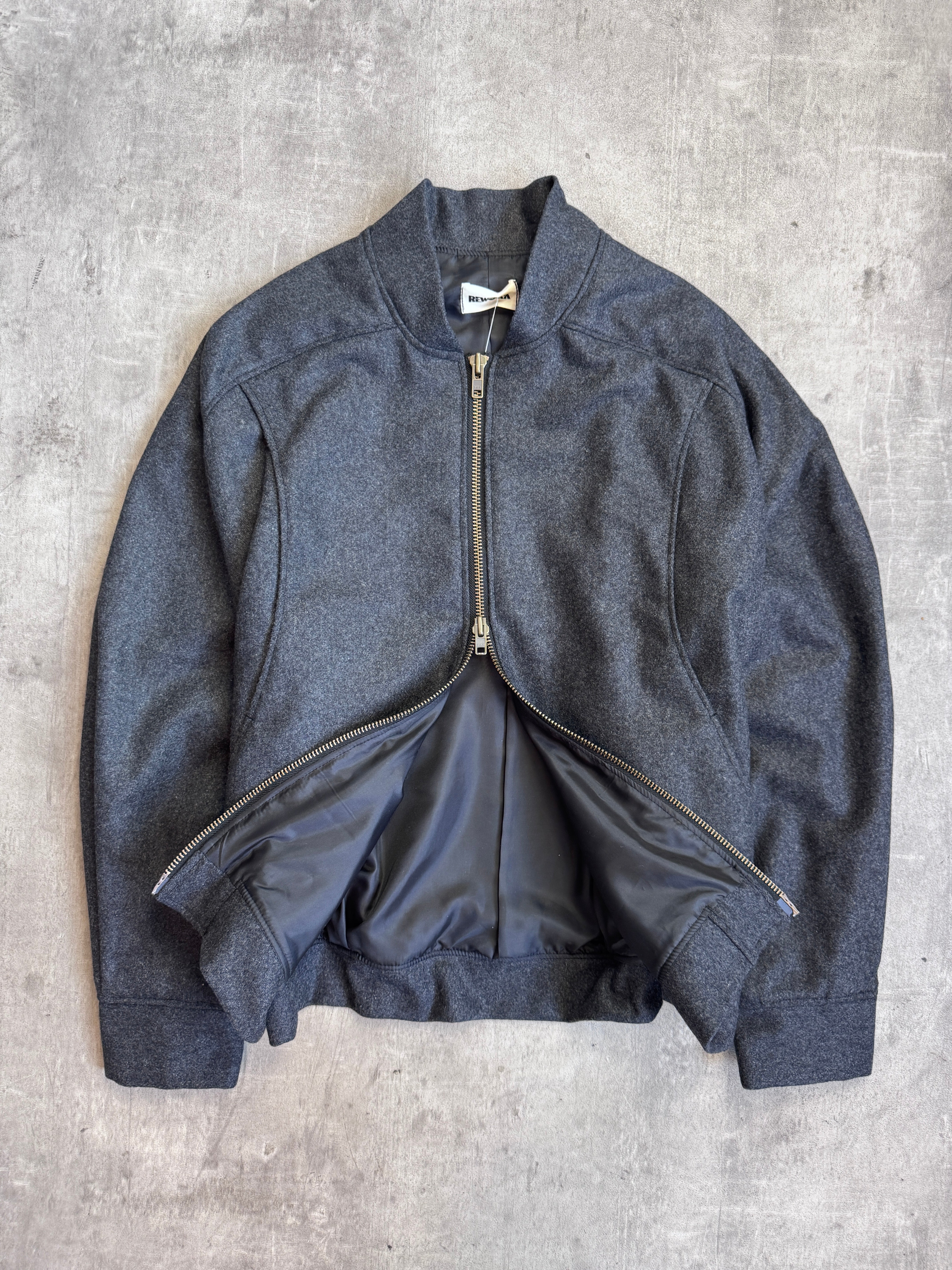 VT Rework: Fireman Clasp Black Wool Blouson – Vintage