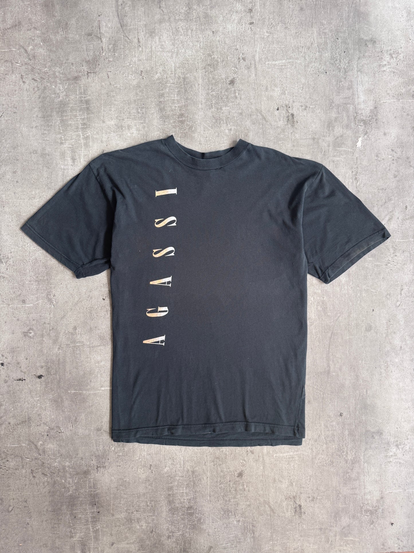 1990s Nike x Andre Agassi Vertical Print Graphic Tee