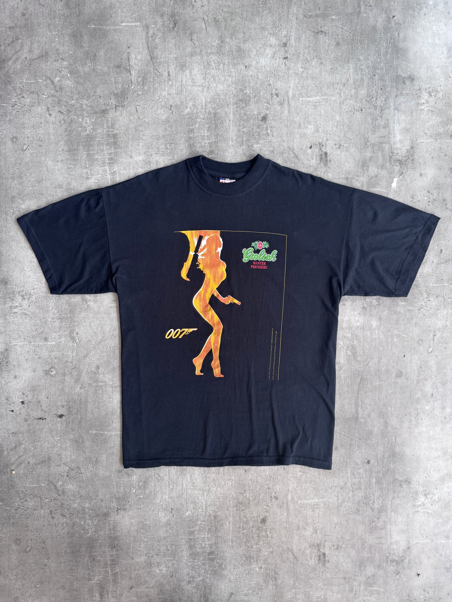 1999 James Bond " The World Isz Not Enough" Grolsch Premier Graphic Tee
