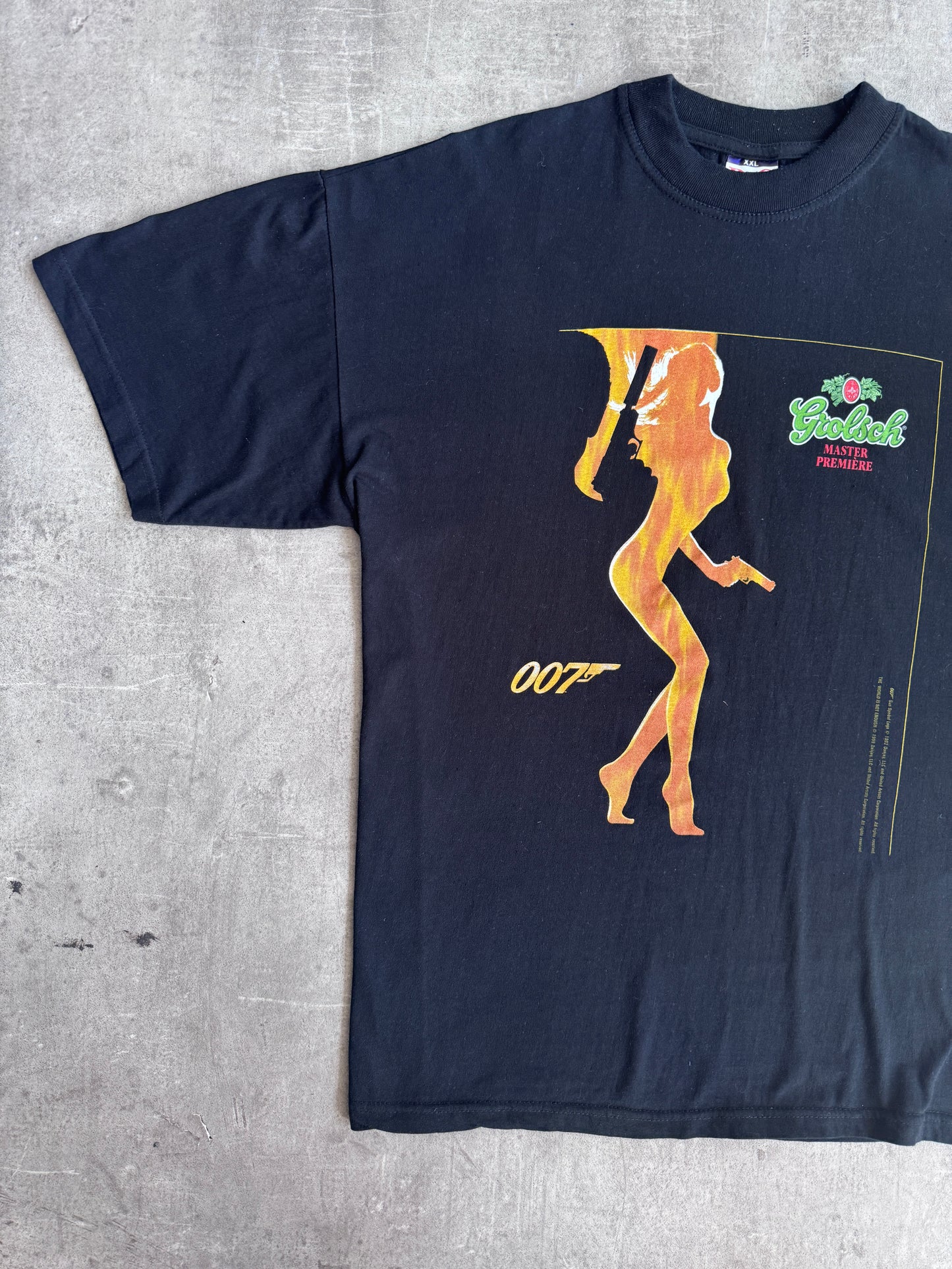 1999 James Bond " The World Isz Not Enough" Grolsch Premier Graphic Tee