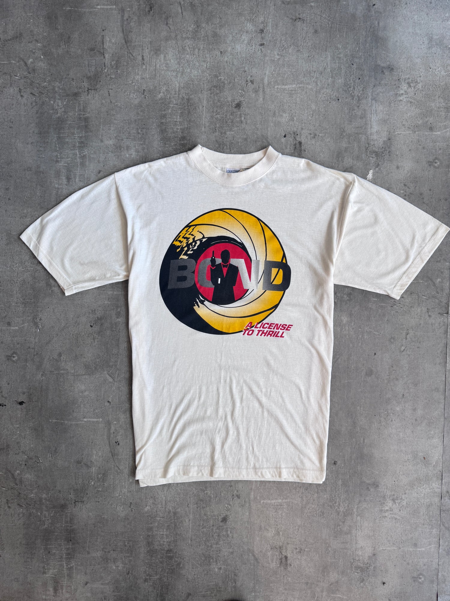 1989 James Bond A Lisence To Kill Promo Graphic Tee