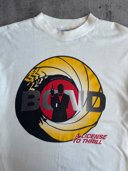 1989 James Bond A Lisence To Kill Promo Graphic Tee
